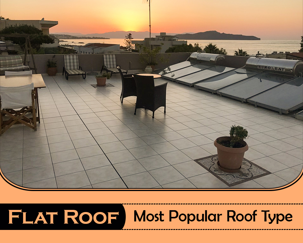 Flat Roof Most Popular Roof Type