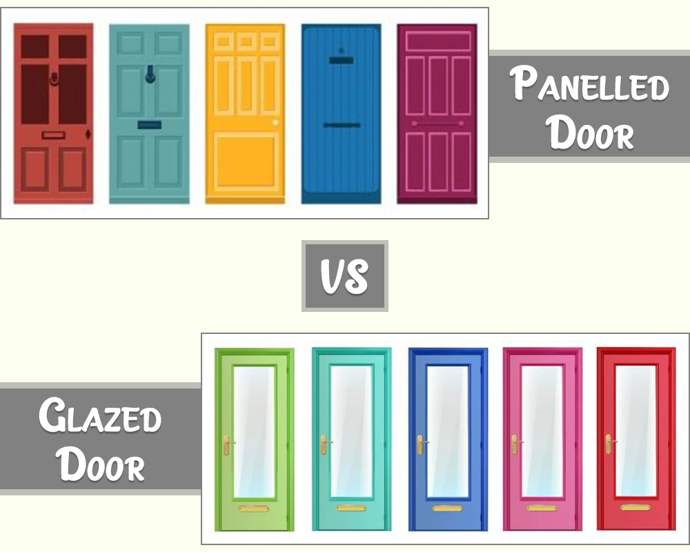 Panelled Door VS Glazed Door