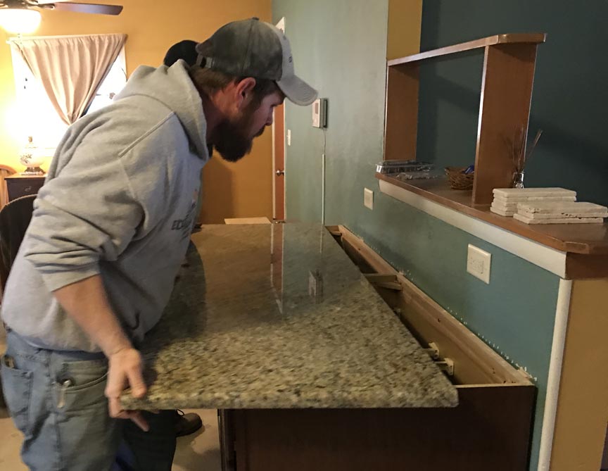 Selection and Installation of Granite for Kitchen Countertops