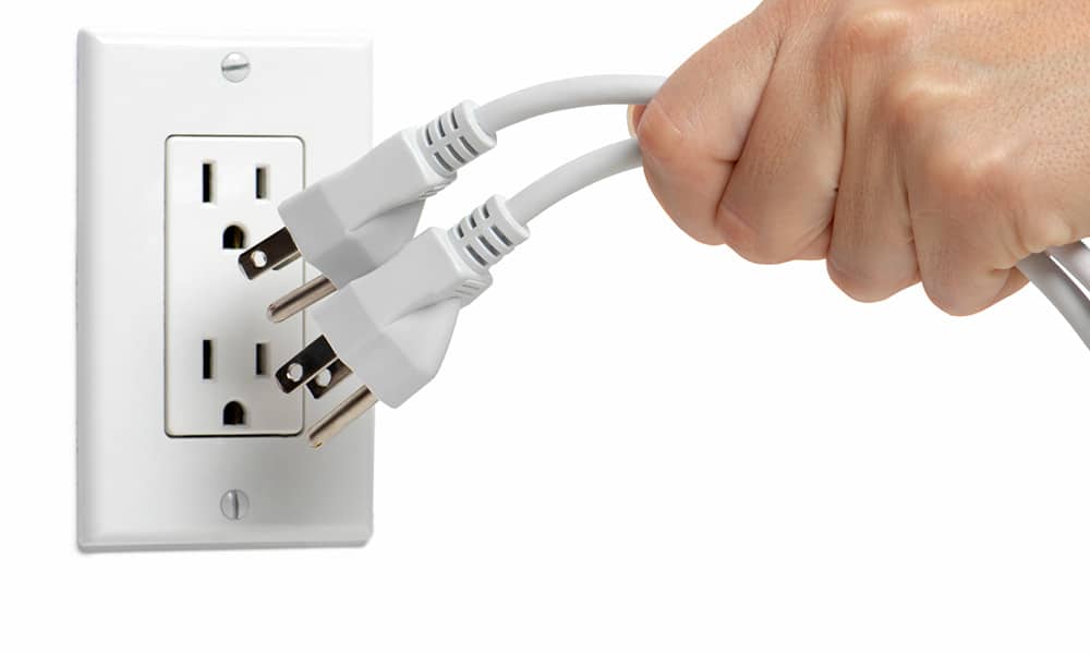 Unplug Appliance Devices After Use!