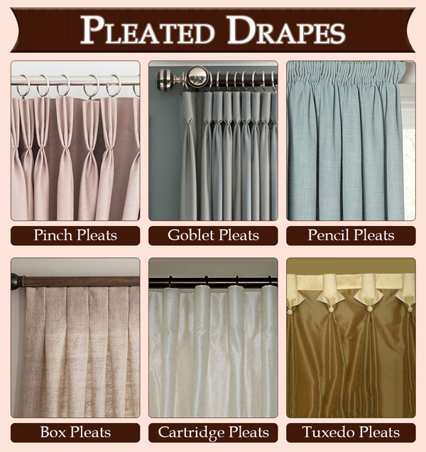 Pleated Drapes