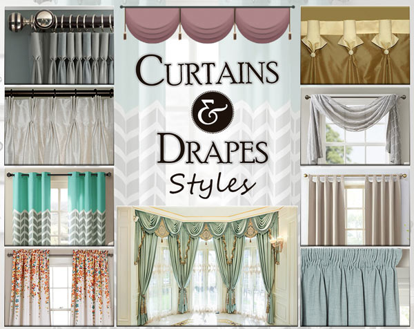 Styles of Curtains and Drapes
