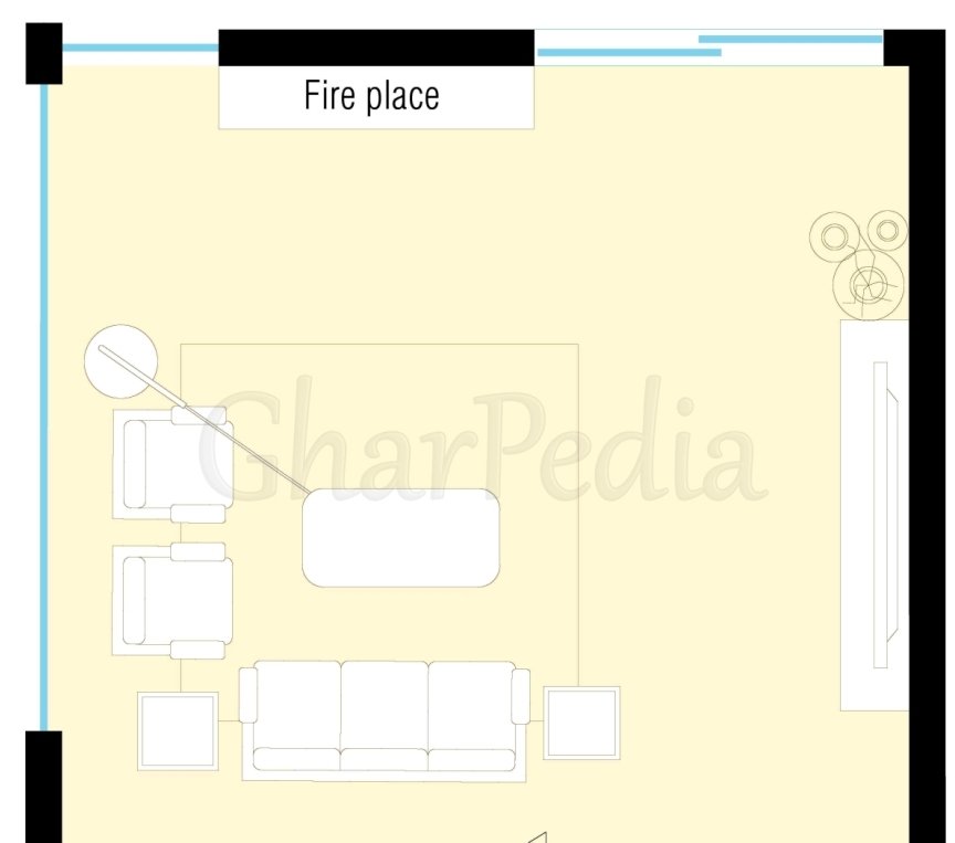 Furniture Layout of Living Room