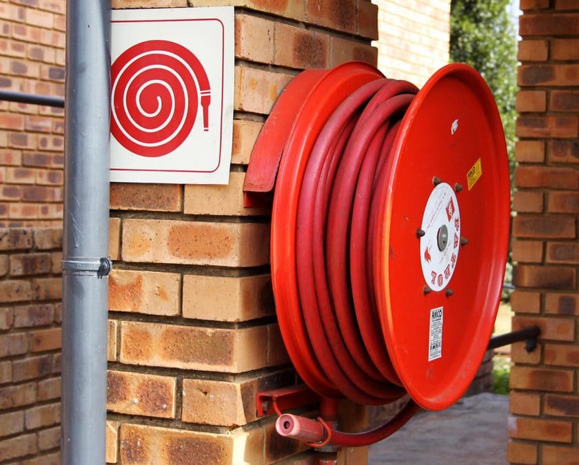 Home safety - fire hose reel