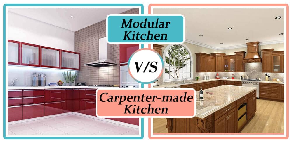 Modular Kitchen vs Carpenter made