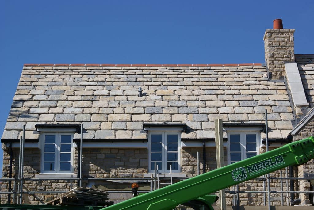 Roof Made With Stone Masonry
