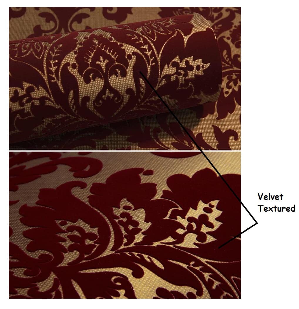 Gothic Wallpaper for Walls  Gothic Damask Wallpaper  Wall Coverings