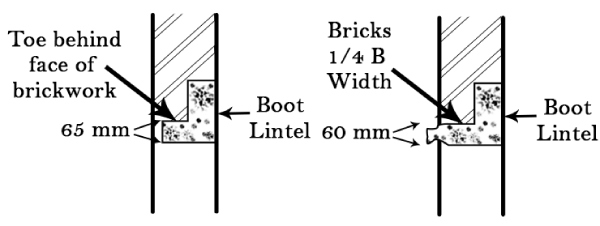 RCC Boot Lintel (L shape Lintel)