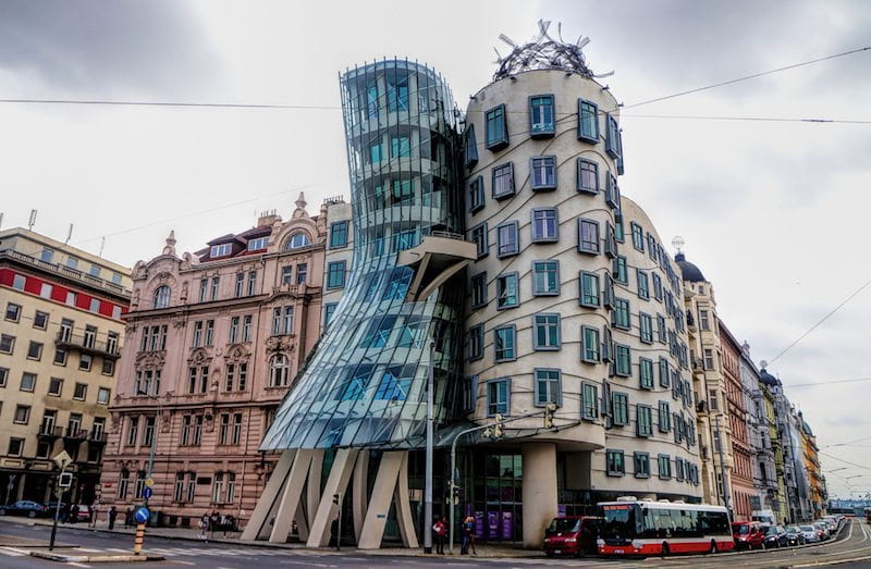 The Dancing House, Prague by Frank Gehry