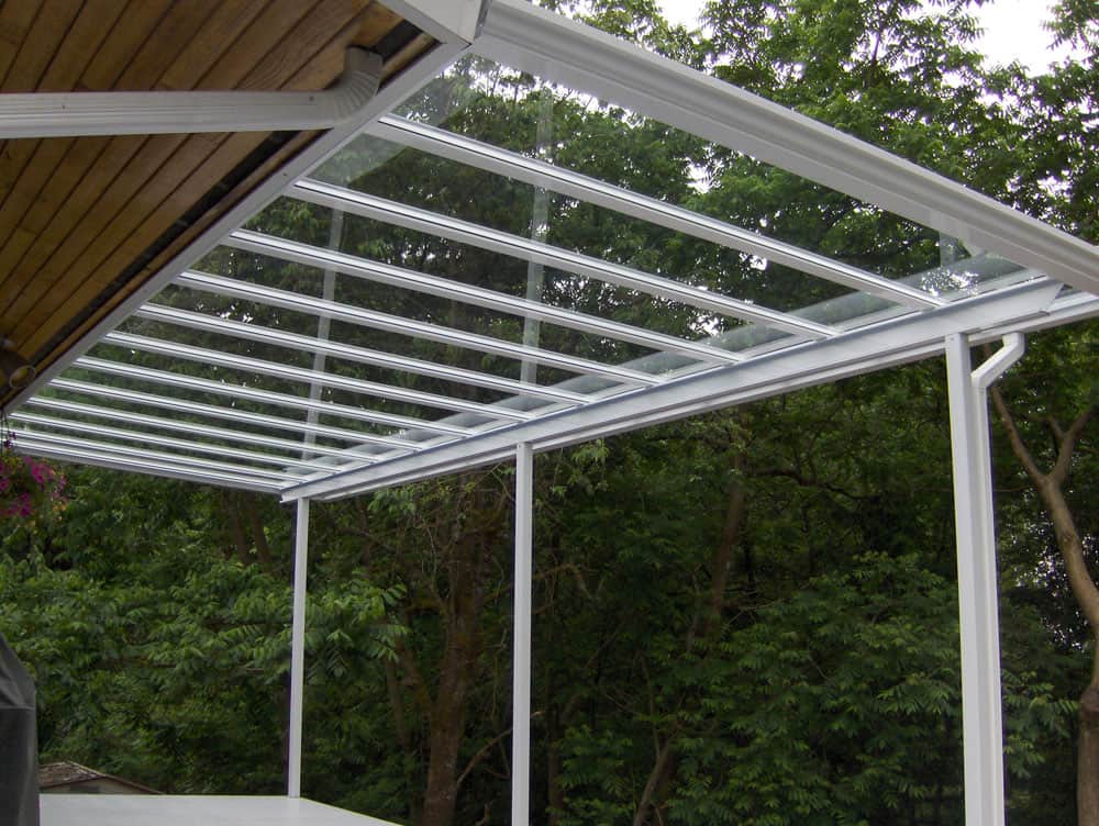 Glass Roof Patio Covers