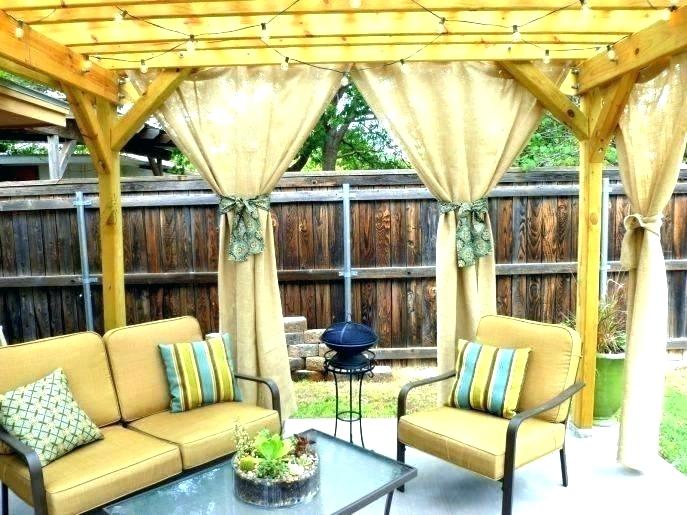 Adding a Fabric Touch in outdoor patio