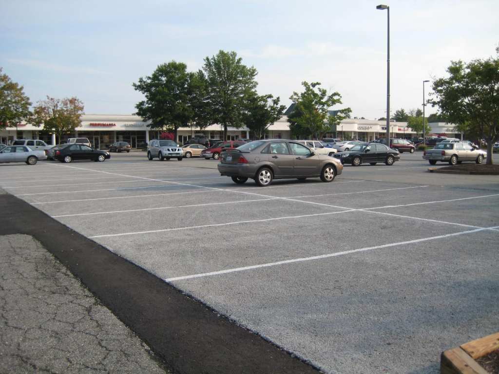 Pervious Concrete - Parking Area