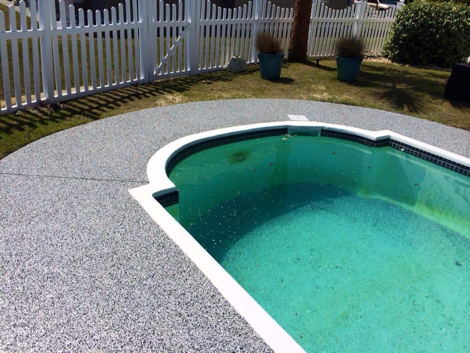 Porous Concrete - Swimming Pool Deck