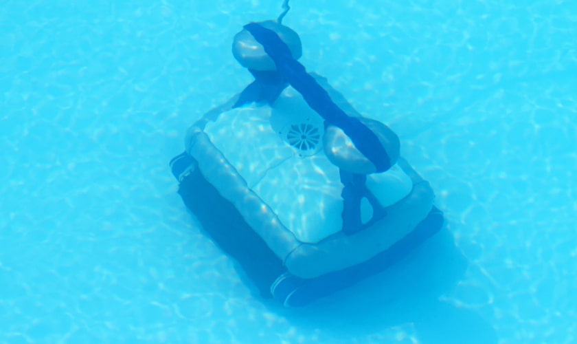 Robotic Pool Cleaner in Swimming Pool