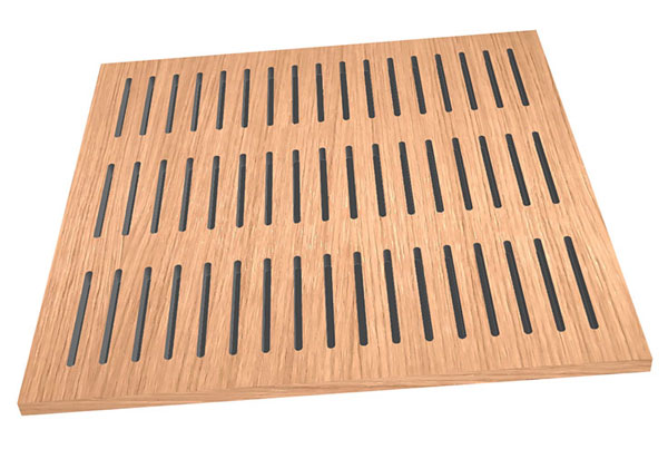 Slotted Wood Panel