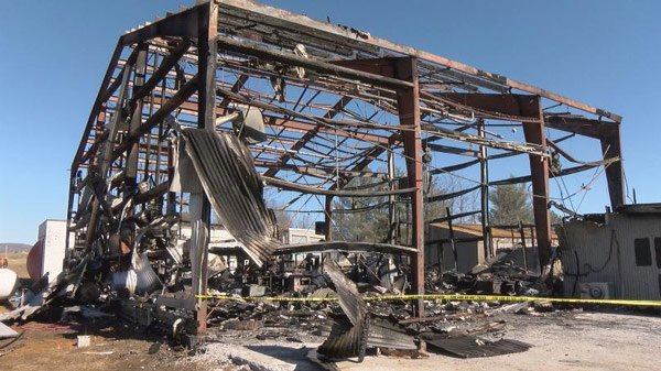 Fire Damage to Steel Structure