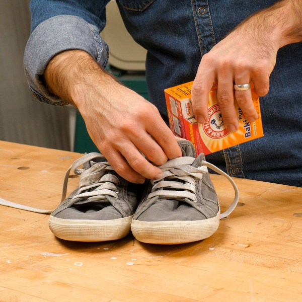 Sprinkle Baking Soda in Shoes to Eliminate Foul Smell