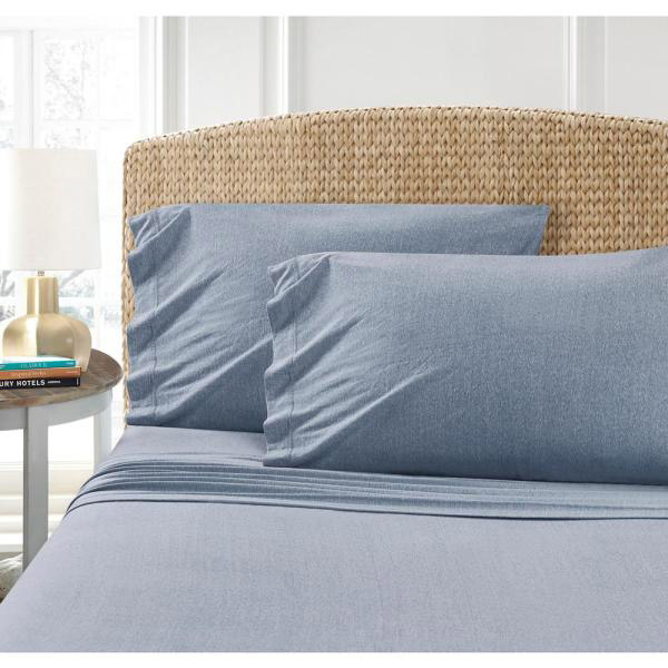 Blue bedsheet - Cotton blend
