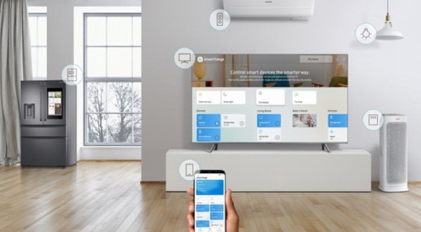 Samsung Smart things App connecting devices of the Home