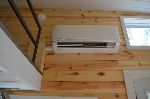 Installing Wall Mounted Unit in Tiny House