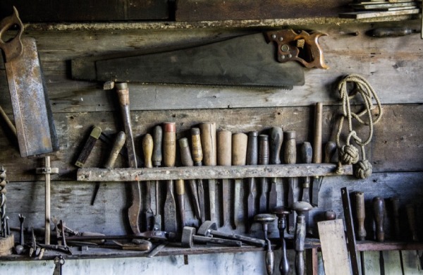 Rusty and Dirty Woodworking Tools