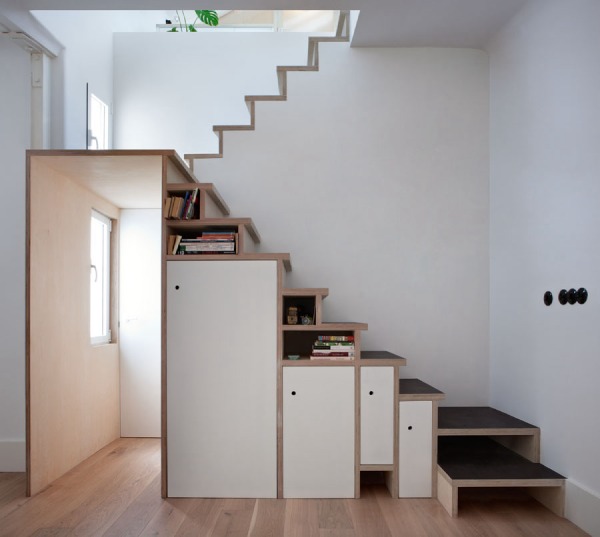 Space Under Stairs for Storage