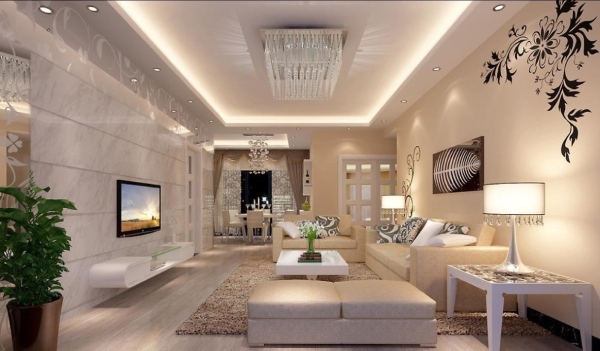 Types of Lighting in Living room