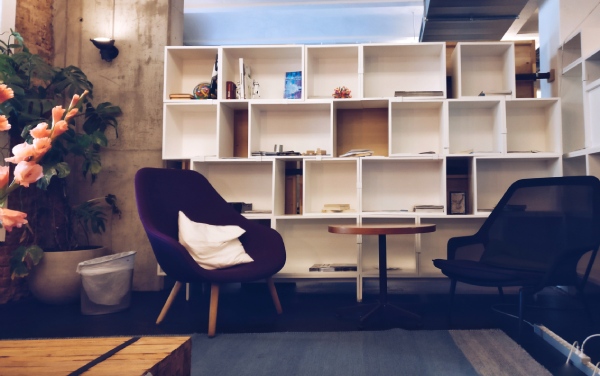 Use a Bookshelf for private space