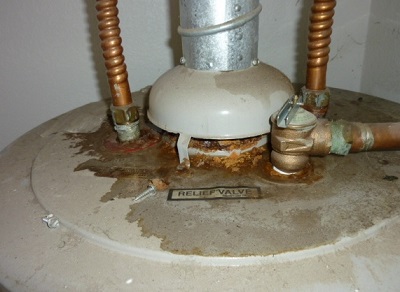 Water Heater Leaking from the Top