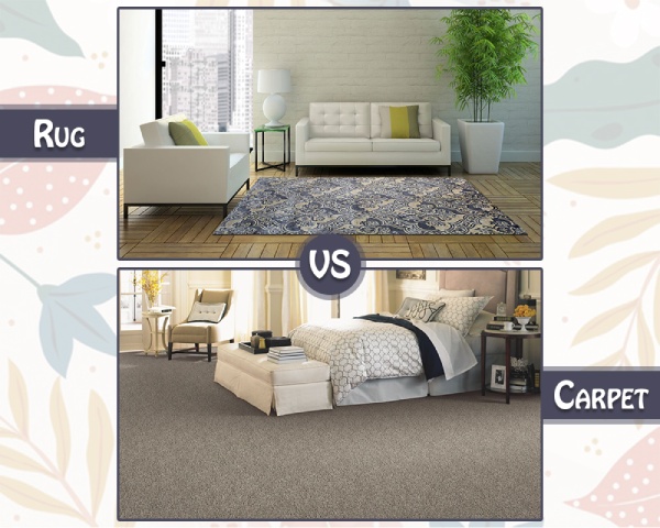 What is the Difference between Carpet And Rug  