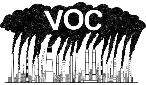 Volatile organic compounds causing air pollution