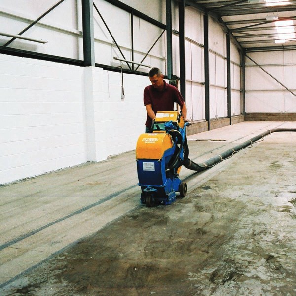 Cleaning of Concrete Surface Before Applying Bonding Agent