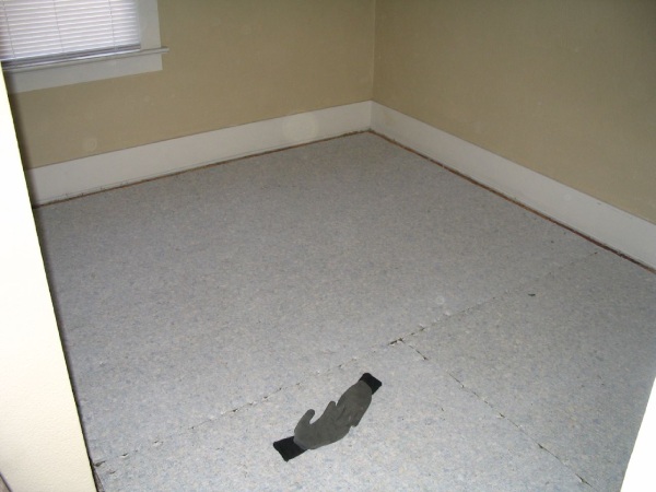 Lay down Padding Before Replacing Carpet