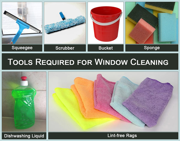 Tools Required for Window Cleaning of Your Home