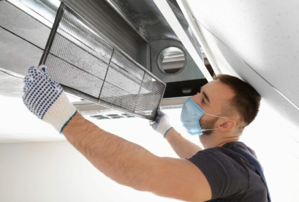 HVAC air duct cleaning