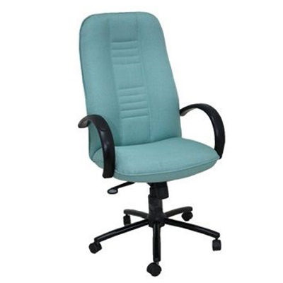 Blue Coloured High Back Cushioned Office Chair