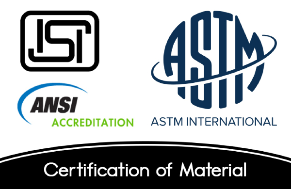 Certification of on Materials