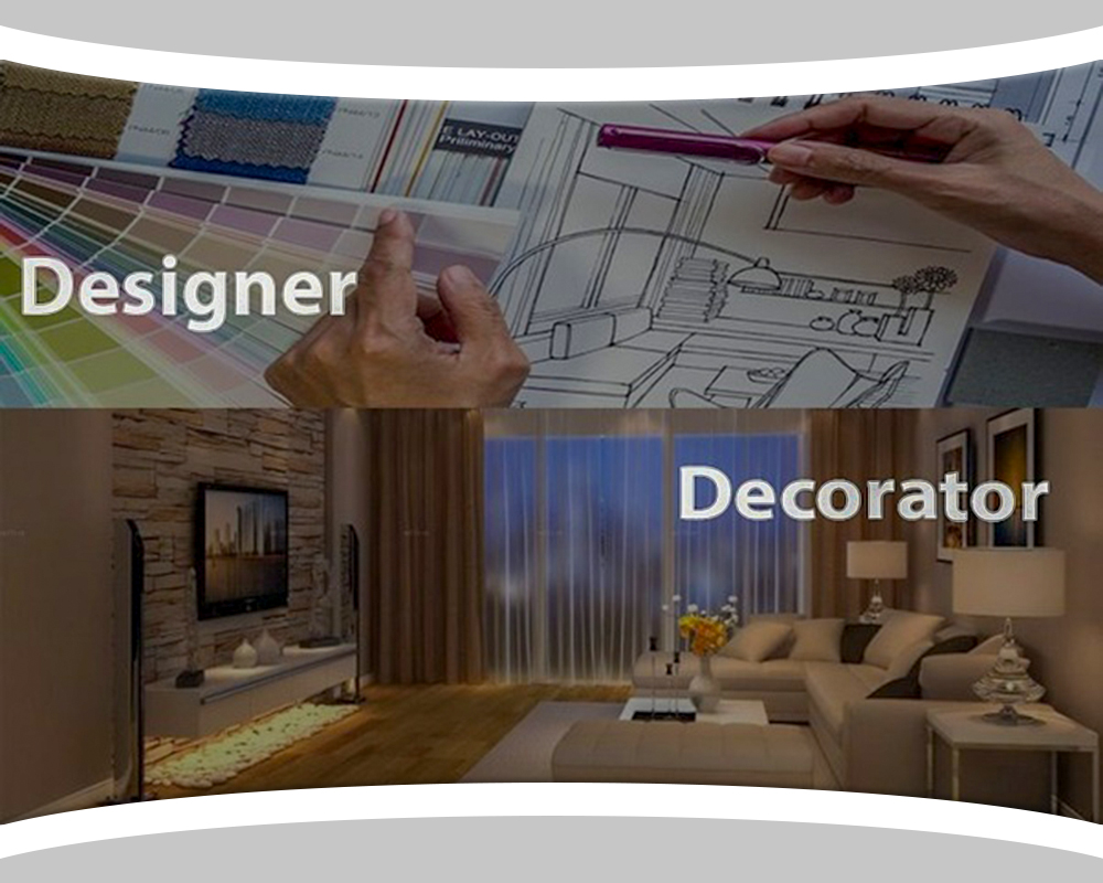 Difference between Designer and Decorator