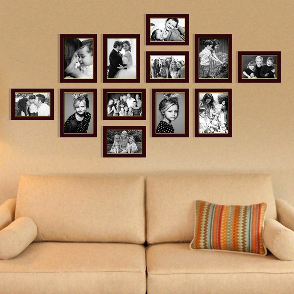 Family Photos on a Wall as a Conversation Piece