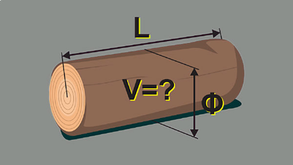 Formula for Cubic Feet of Wood Log