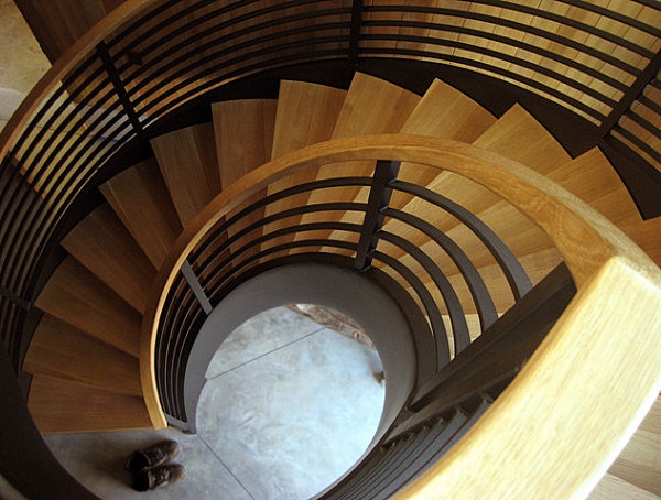 Circular Wooden Stairs