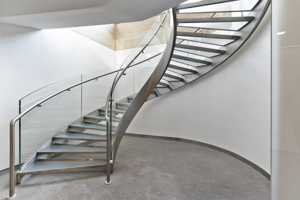 Curved Metal Stair