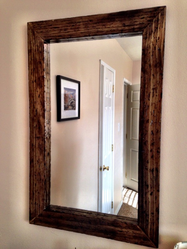 DIY Wooden Framed Mirror