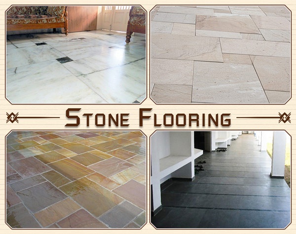 Range Of Natural Stone Slabs For Flooring