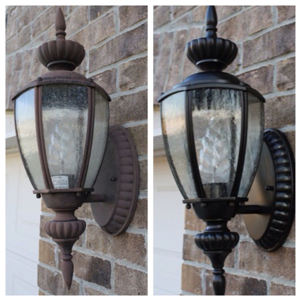 Repaint the Outdoor Lighting Fixtures