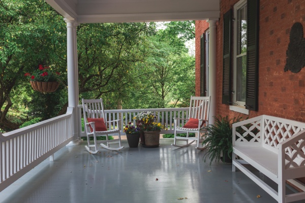 Rocking Chairs in Front Porch