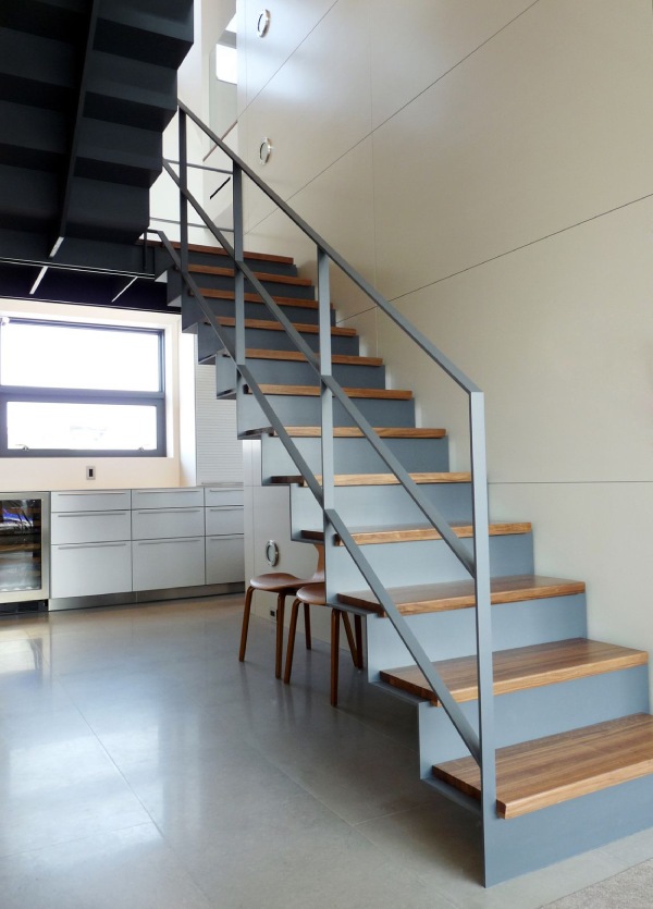 Stair with Steel Plate