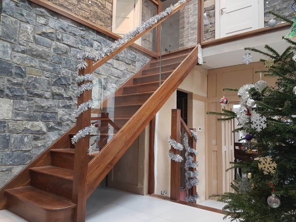 Walnut Wood Stairs