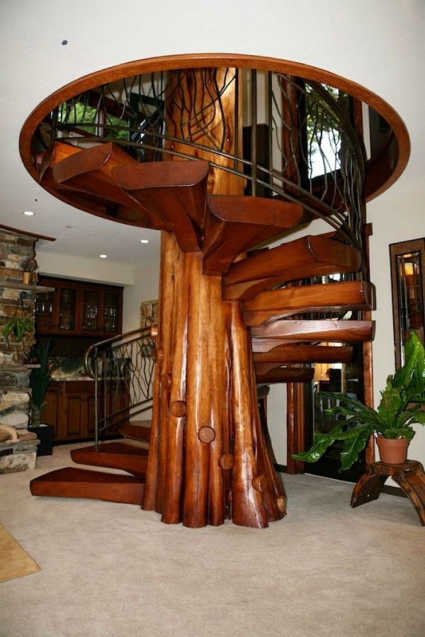CypressSpiral Staircase