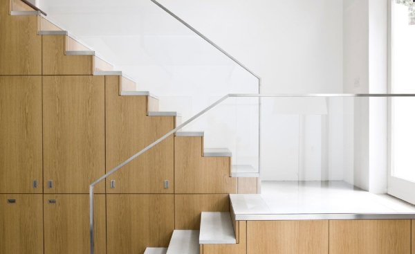 Double Flight Staircase with Storage